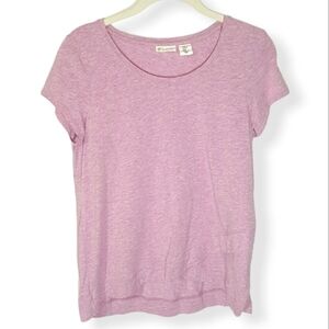 Akini Cross Front Hem Tee Shirt Sz Medium